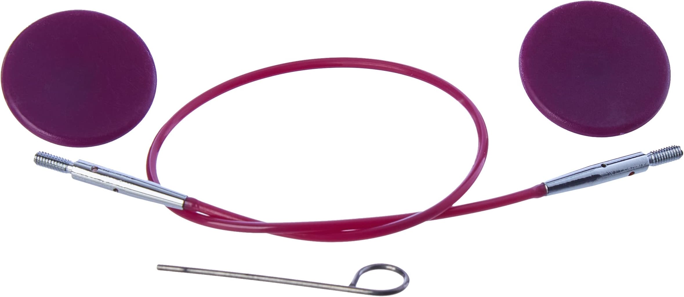KP10500 20cm Single Cable to make 40cm Interchangeable Needle Purple