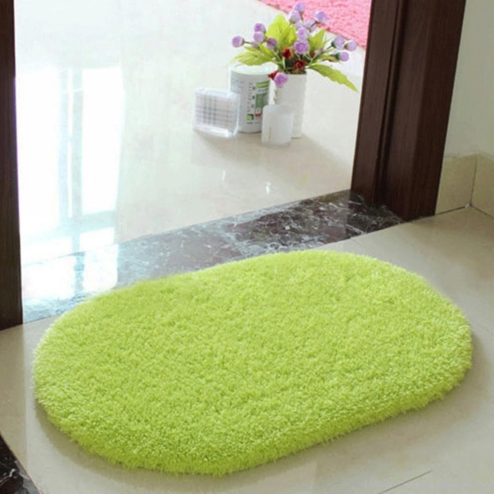Alfombra de baño antideslizante de felpa y absorbente, 140 x 200 cm, suave para ducha, sala de estar, dormitorio, comodidad acogedora y alta absorción