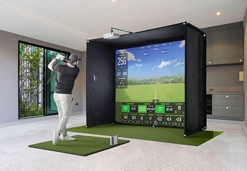 SkyTrak+ Golf Simulator Studio Pro Package - SkyTrak+ Launch Monitor,