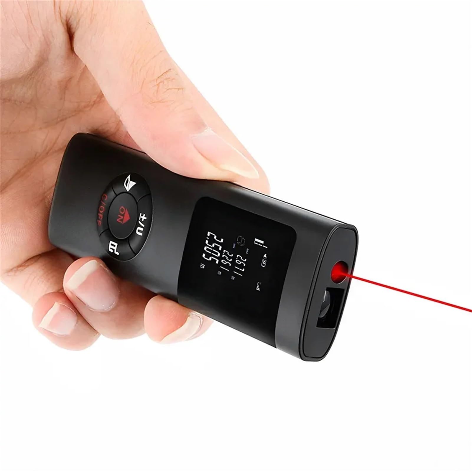 60M/40M Mini Smart Laser Distance Meter Measure Infrared Rangefinder USB Rechargeable Portable Handheld Laser Range Finder Tools(40m)