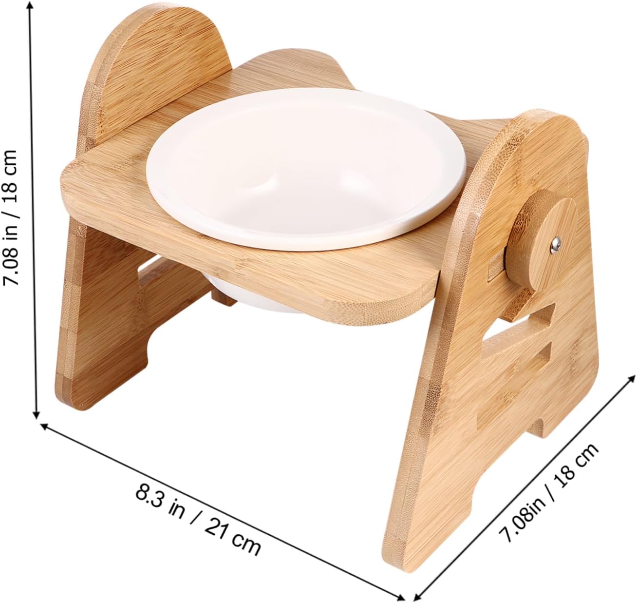 Creative Cat Bowl Elevated Pet Feeder with Detachable Stand for Comfortable Dining Experience for Cats and Dogs Non Slip Design Easy to