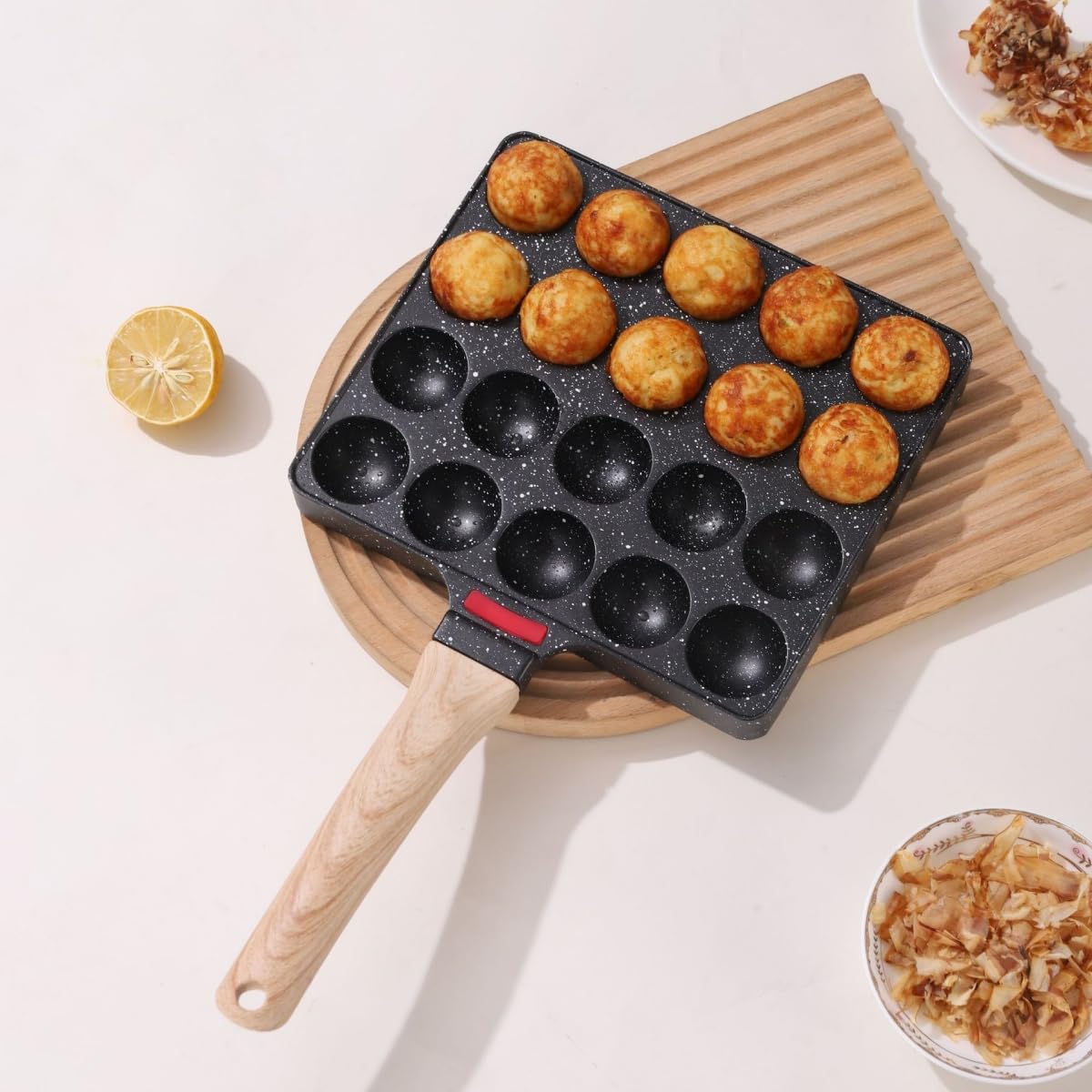 Amazon | たこ焼き器 イワタニ たこ焼きプレート フッ素加工 両手持ち