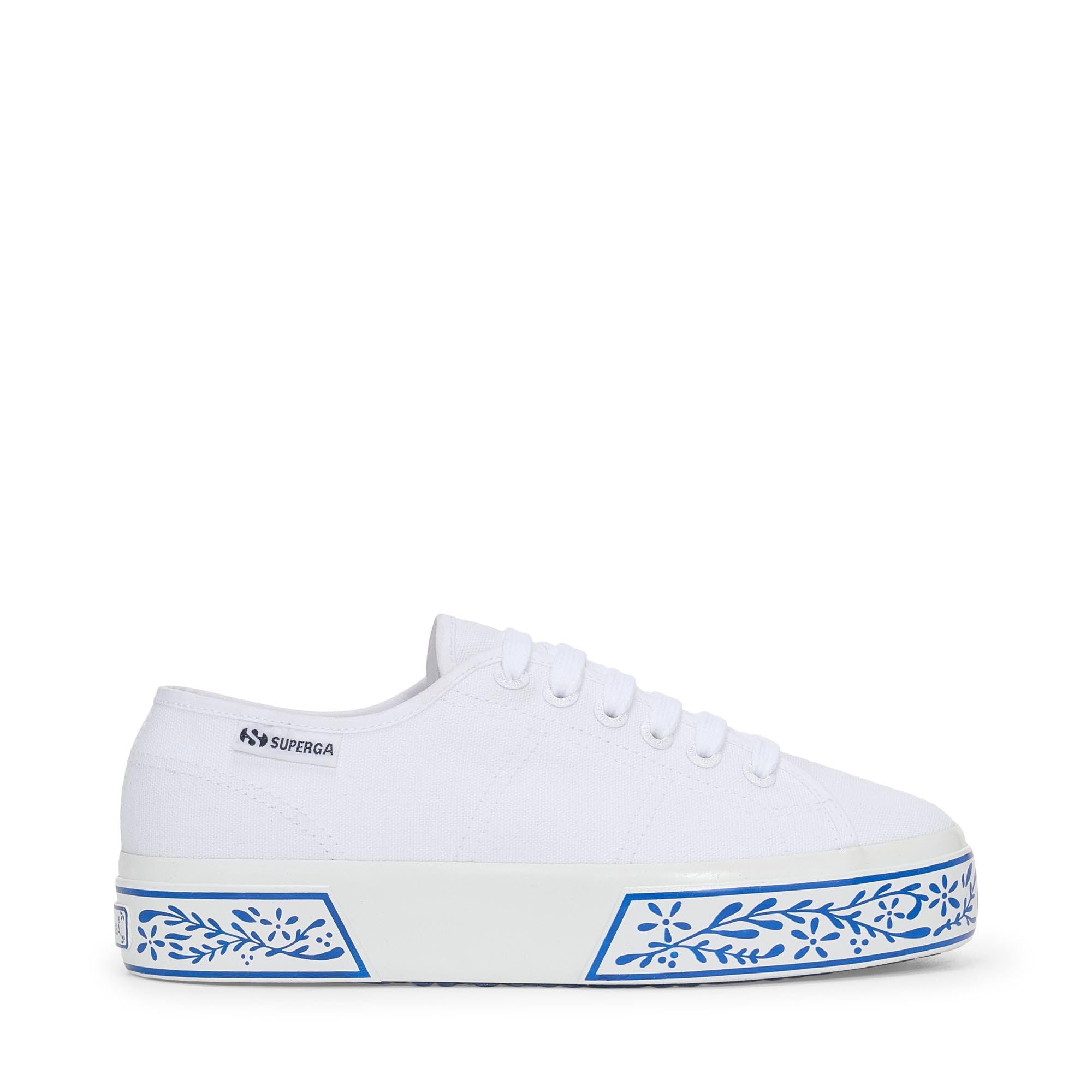 SUPERGA - Sneakers, Donna, Cotone, Casual, 3740 Platform Ceramic Print Leggera