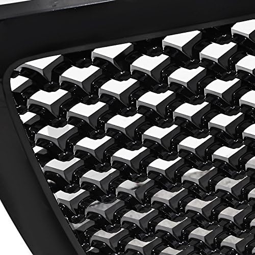 Spec-D Tuning HG-RAM09JM Dodge Ram 1500 Extended Crew Cab, Black Mesh Hood Grill Grille