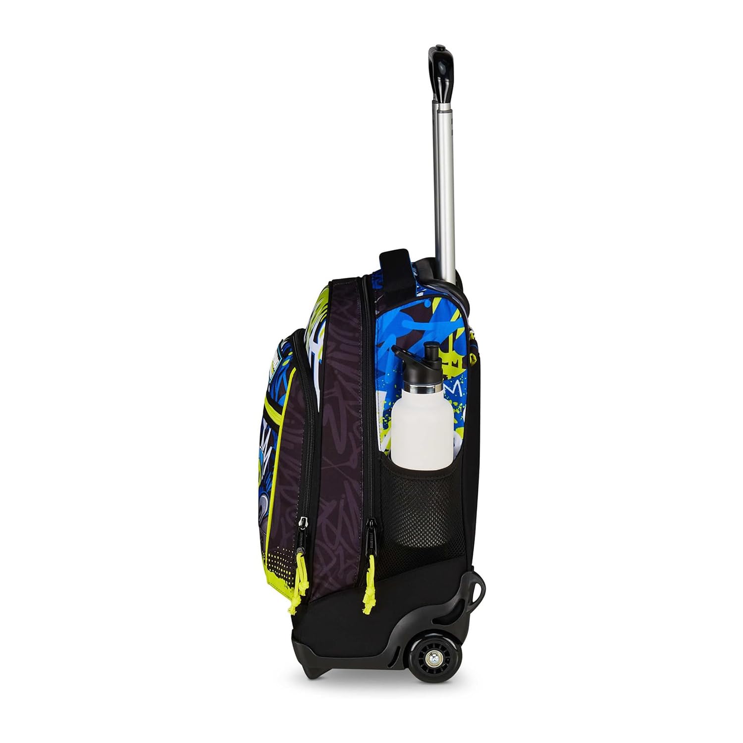 Mitama Trolley DR Scuola SCHOOL SKATE, Nero - Blu, 34 Lt, Tasche multifunzione, Spallacci uso zaino, Per bambini e ragazzi,scuola elementare e media, Tempo libero e viaggi