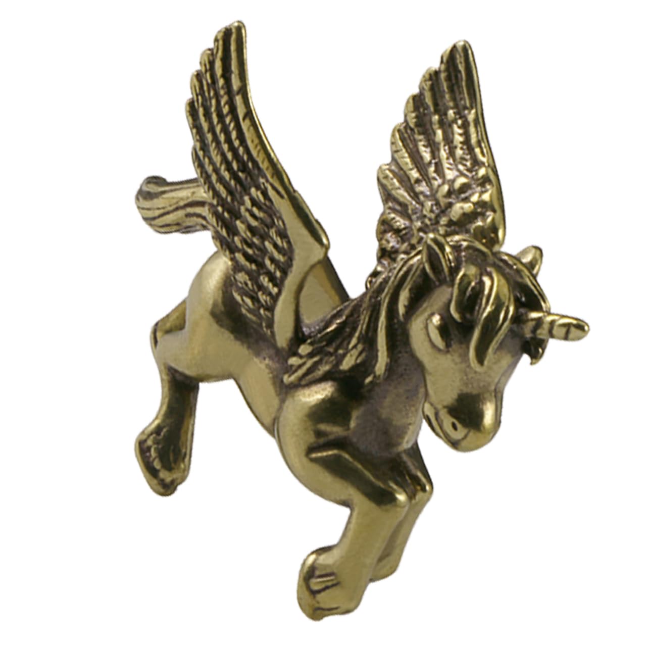 Zerodeko 4stücke Brass Statue Dekorative Einhorn Skulptur Messing Für Schreibtisch Miniatur Einhorn Figur Für Und Büro Stilvolles Accessoire Für Innenräume