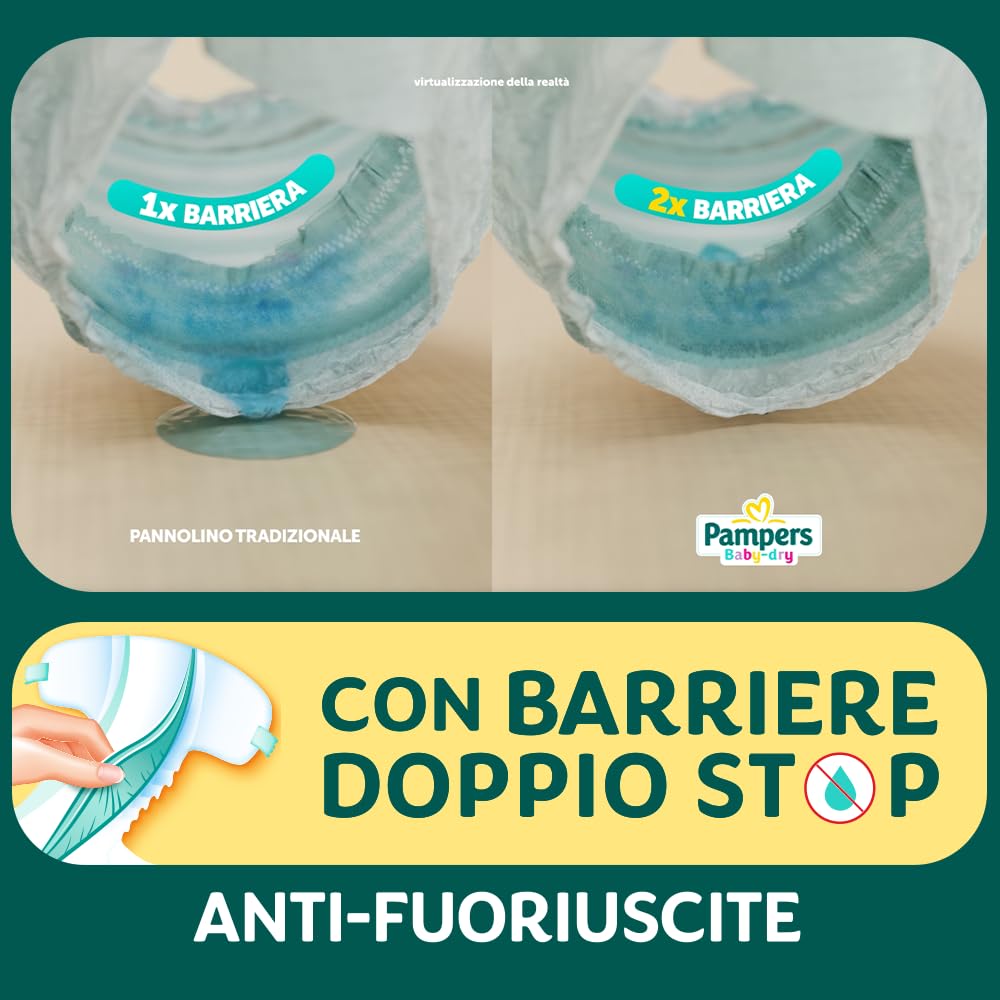 Pampers Baby Dry XL, rozmiar 6 (15-30 kg), 111 pieluch dla niemowląt