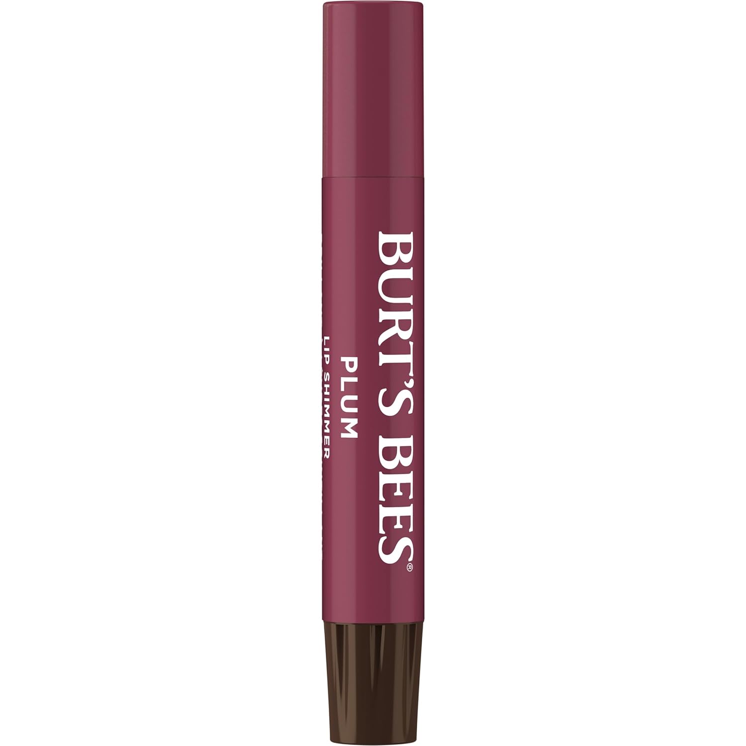 Burt's Bees Shimmer Lip Tint Set, Tinted Lip Balm Stick, Moisturizing for All Day Hydration with Natural Origin Glowy Pigmented Finish & Buildable Color, Plum (4-Pack) - Image 2