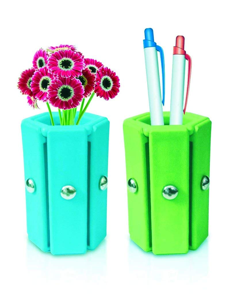 G-MART Foldable Non-Slip Tableware Mat Flower Design Plastic Heat Resistant Hot Pot Pan Holder