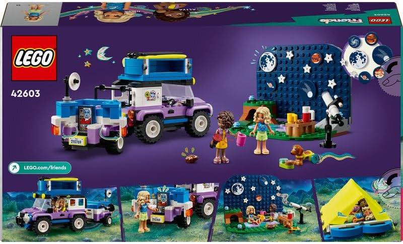 BRICKCOMPLETE Lego Set: 42603 Stargazer Camping Vehicle & 30667 Animal Birthday Party