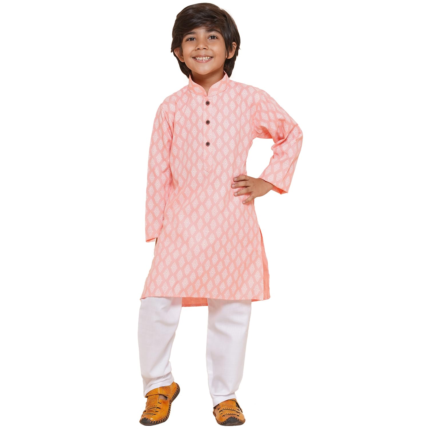 AJ DEZINES Kids Ethnic Wear Cotton Printed Kurta Pyjama Set For Boys - Review, Price and Buying Guide