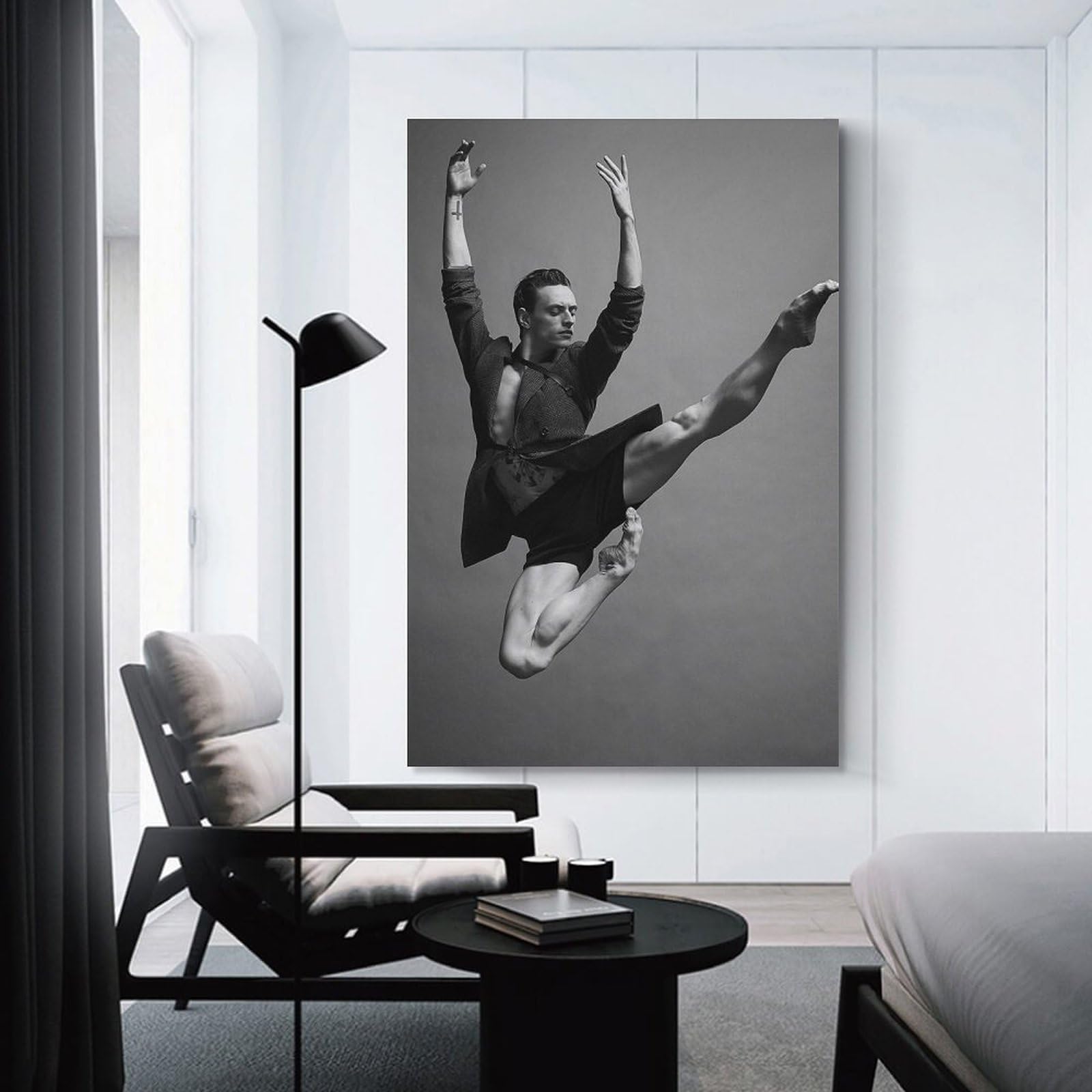 XSQING Sergei Polunin Dancer Artist Poster Painting On Canvas Wall
