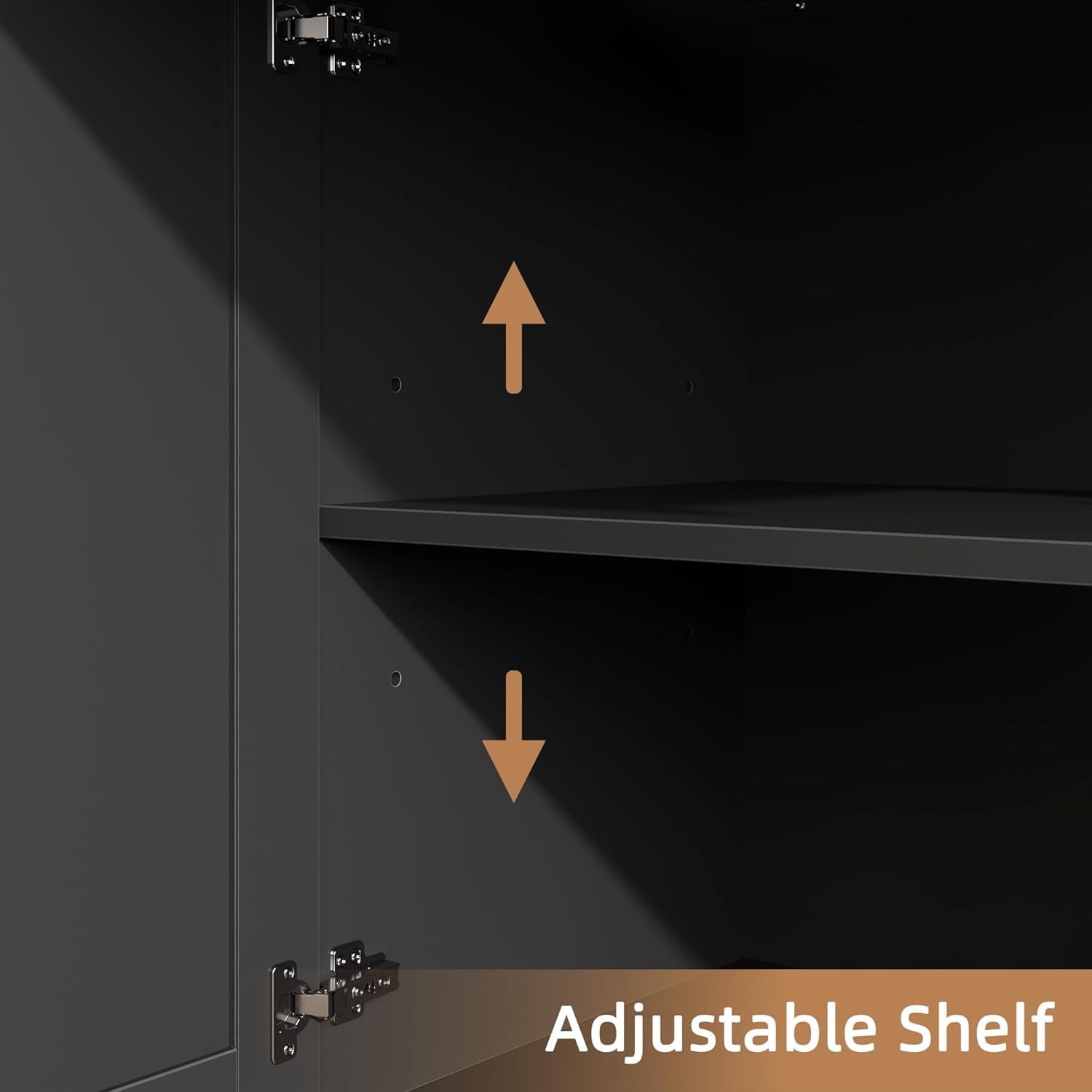 ECACAD 63" Kitchen Island Cart with Folding Drop Leaf & Trash Can Cabinet, Kitchen Rolling Island with Drawers, Doors, Adjustable Shelf & Towel Racks, Mobile Island Table with Wheels, Black & Brown