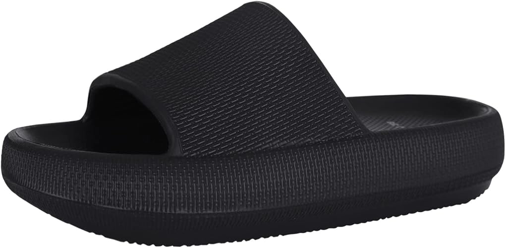 shevalues Pillow Soft Slide Sandals for Women Men Non-Slip Shower Shoes Bath Slippers Summer Beach Slides