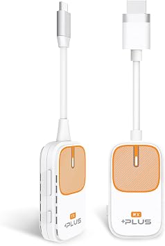 EZCast Pocket Plus Wireless Display Receiver & Transmitter | USB-C Compatible | Miracast & AirPlay Support | Works Without DP Alt Mode | Perfect for Meetings, Education, and Entertainment