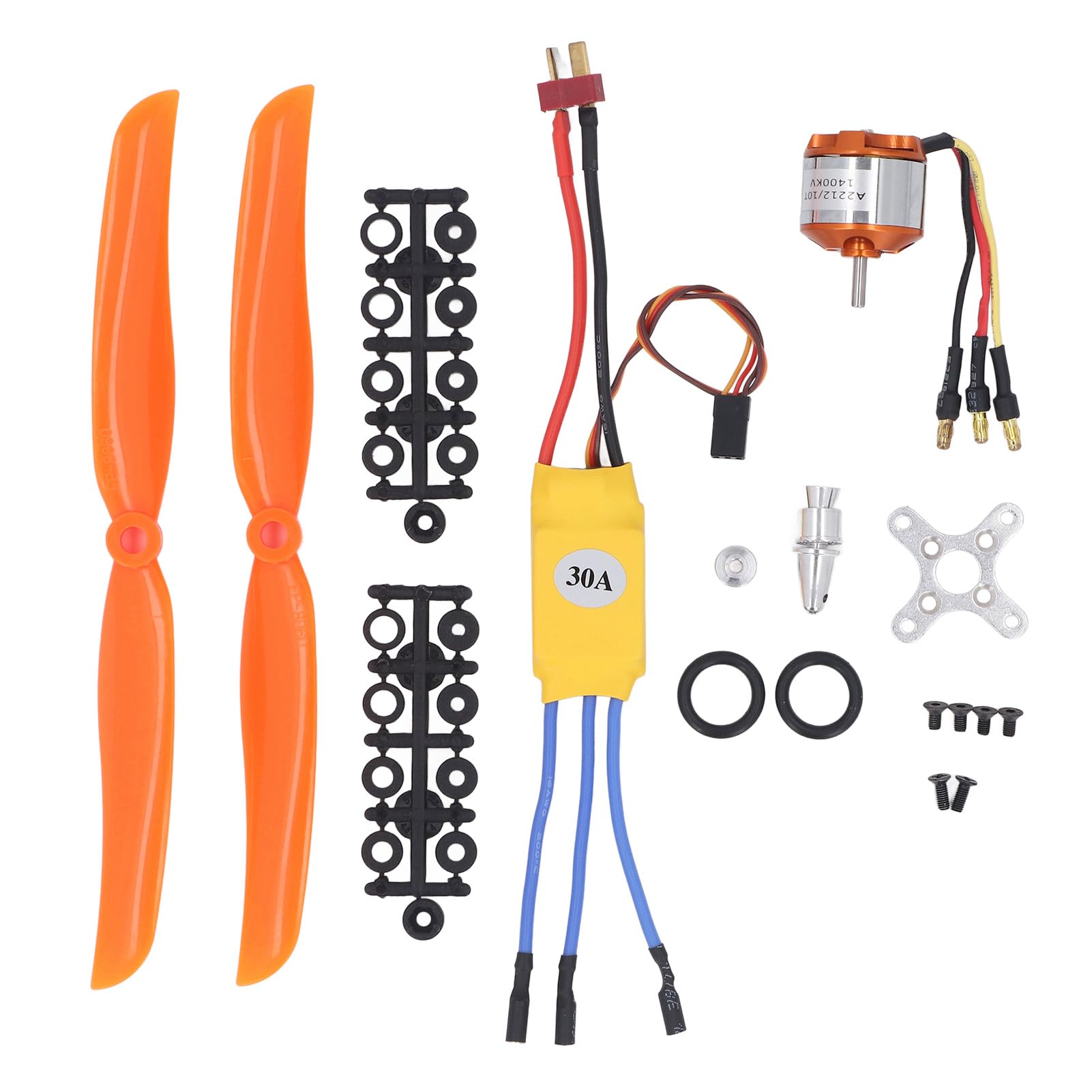 A2212 1400KV RC Bezszczotkowy Silnik 30A ESC Bezszczotkowy Silnik Wychodzący 8060 śmigło i Zestaw śrub do Zdalnie Sterowanego Samolotu Quadcopter