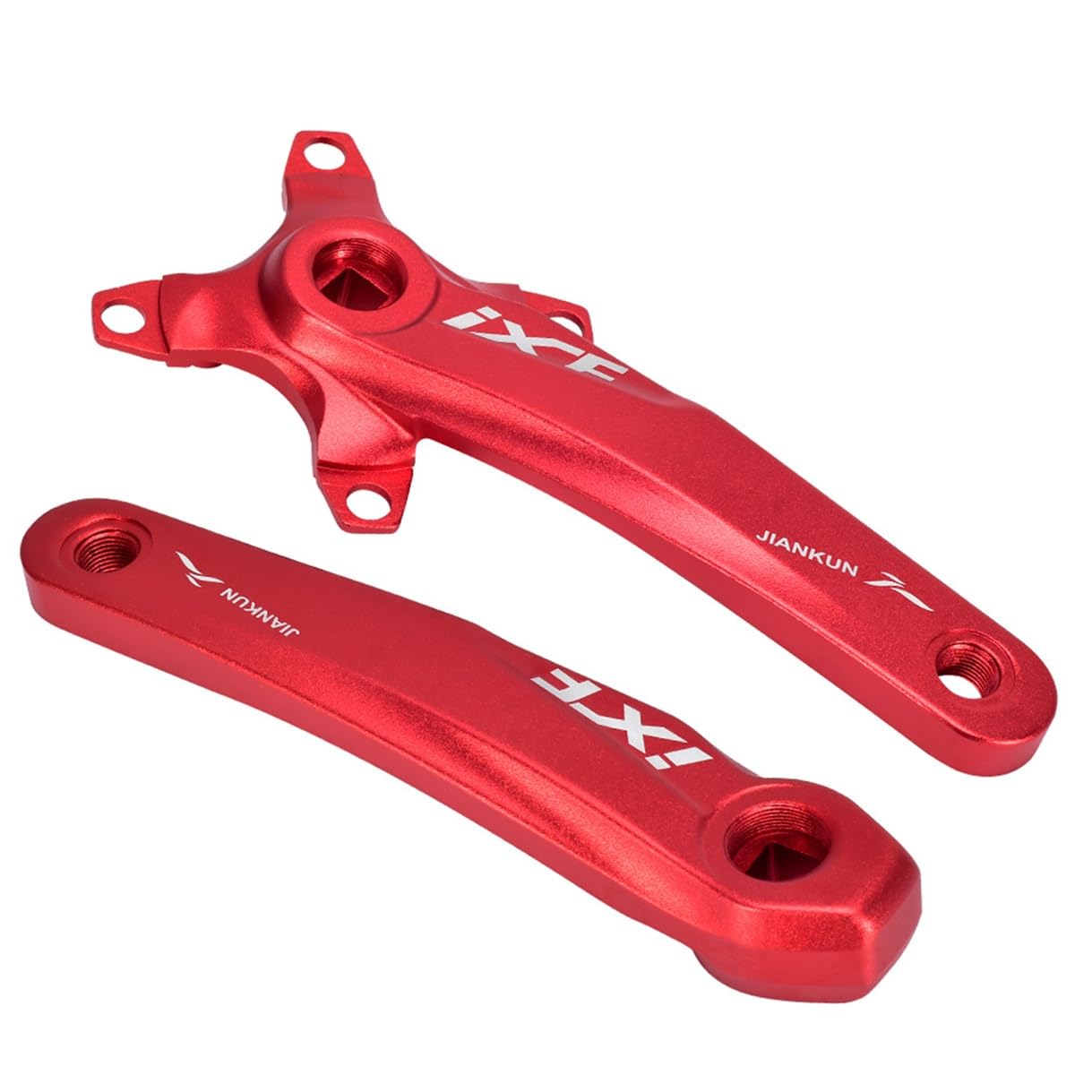 Korba rowerowa, MTB, wydrążony zintegrowany rower, noga 170 mm, nadaje się do rowerów górskich (czerwony)