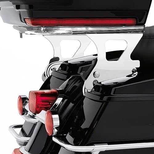 Miniatura 4 de Dasen Two-Up Tour Pack - Portaequipajes de montaje Quick-Deatach con kit de accesorios de acoplamiento compatible con Harley Touring Road Glide