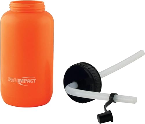 Miniatura 2 de Botella de agua exprimible y flexible con popote largo, plástico LDPE sin BPA, hidratación para béisbol, hockey, gimnasio, artes marciales mixtas,