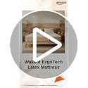 Image of Wakefit Natural EcoLatex Classic Mattress | 10 Years Warranty | Mattress Queen Bed, ErgoTech Latex Mattress, 10-Inch Bed Mattress, Queen Size (72x66x10 Inches, Firm, 7-Zone)