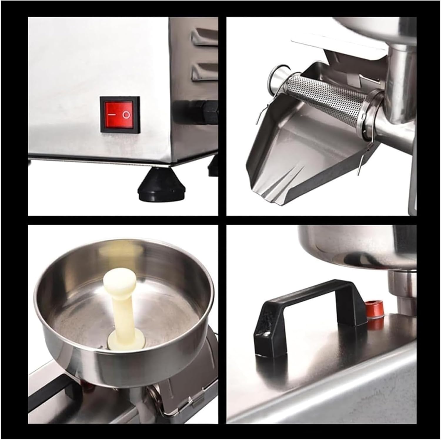 Electric Tomato Strainer Machine, Commercial Stainless Steel Press And Strainer