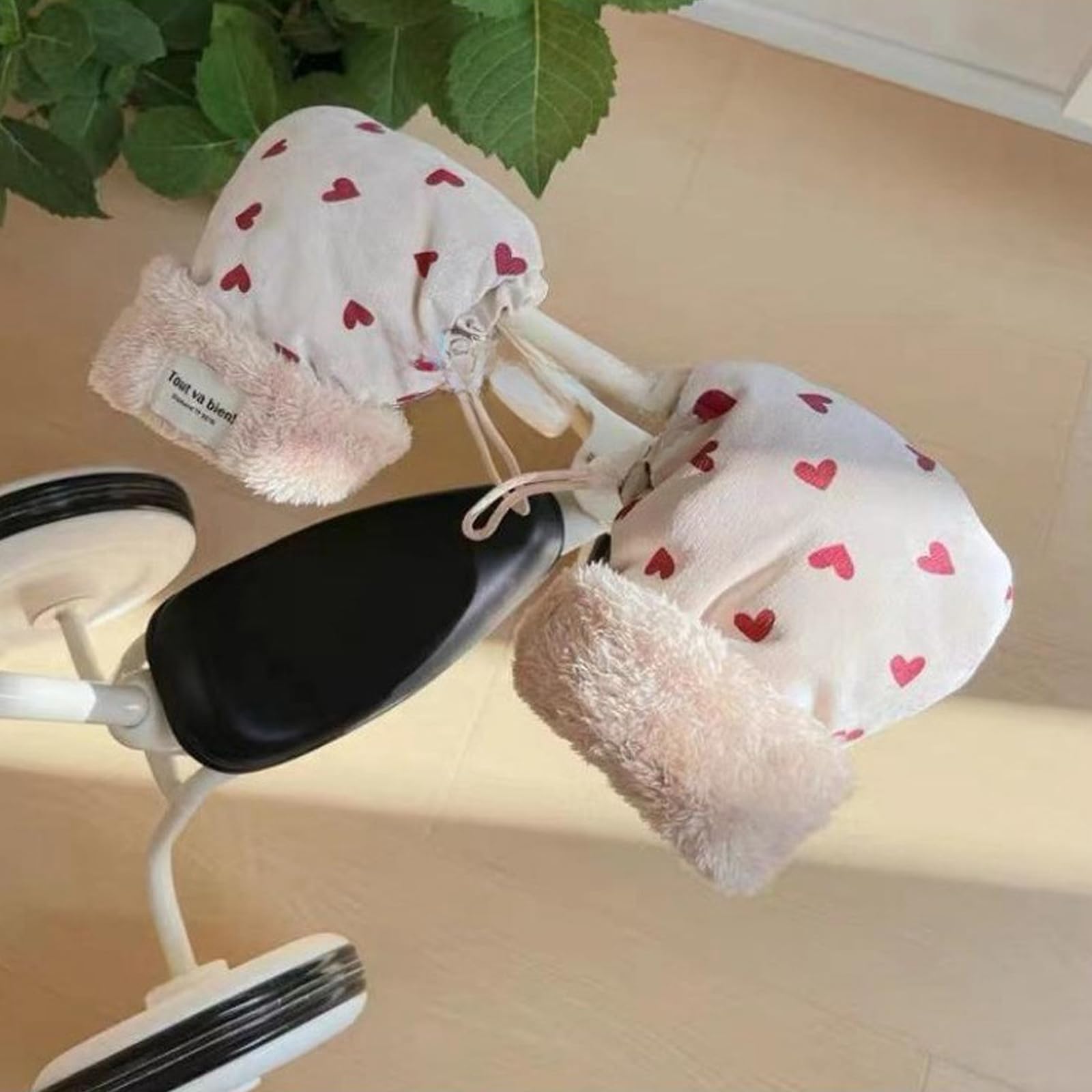 Gants d'hiver multi-usages épais et doux pour garçons et filles avec cadeau chaud Manchons de guidon pour enfants chauds et élégants Manchons de guidon multi-usages épais et confortables à