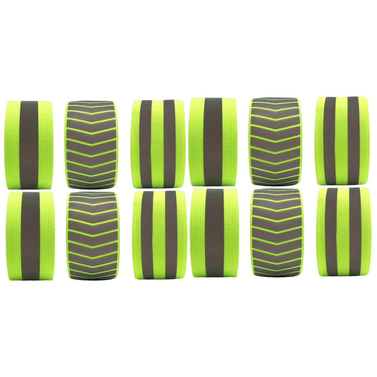 ifundom Reflectante para Correr Pulseras Nocturnas Pulseras Deportivas para Hombre Fluorescente Reflector Pulseras De Seguridad Iluminadas