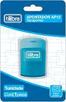 Tilibra - Apontador 2 Furos com Depósito AP13 Blister - Sortido
