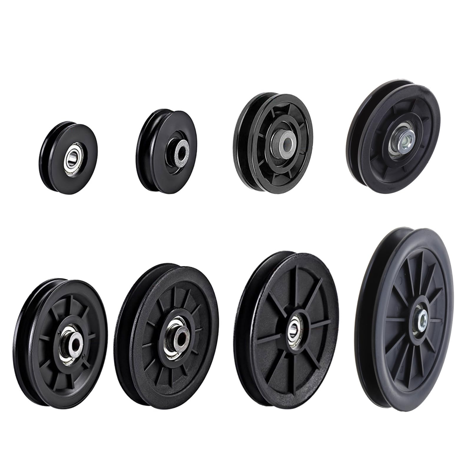 Nylon Dubbele Katrol Wiellager Gymkabel Machine Accessoires Essentiële Oefenmach Nylon Dubbele Katrol Wiellager Gymkabel Machine Accessoires Essentiële Oefenmach