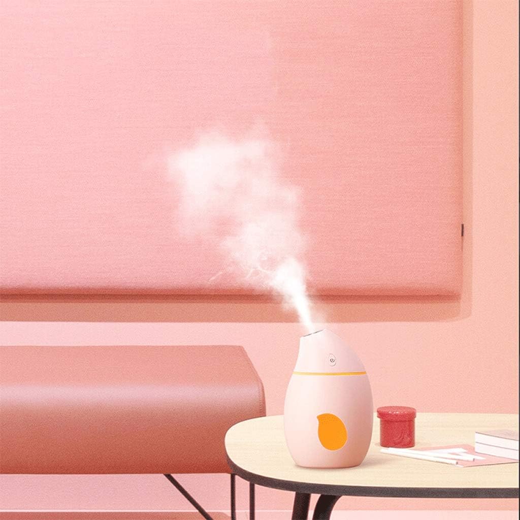 Humidifier 160ml Portable Mini Humidifier Small Cold Mist Humidifier USB Desktop Humidifier Suitable for Car Bedroom Travel Office Warm Night Light 30dB Silent 2 Spray Modes