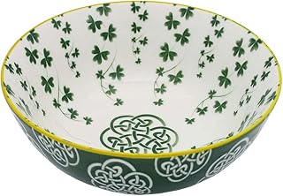 Royal Tara Irish Celtic Bowl with Trellis Shamrock & Celtic Cross Design 14cm (Trellis Shamrock Design)