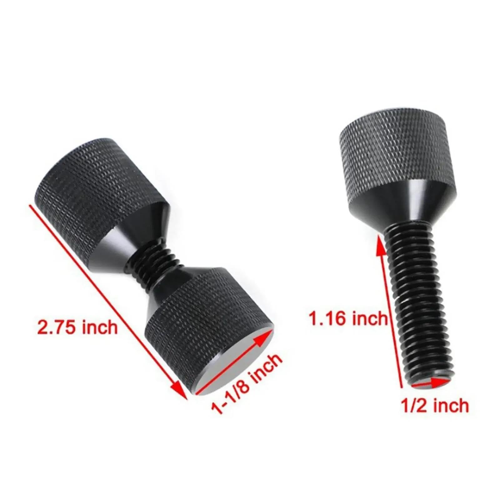 Set di perni allineamento flangia a due fori da 1-1/8"