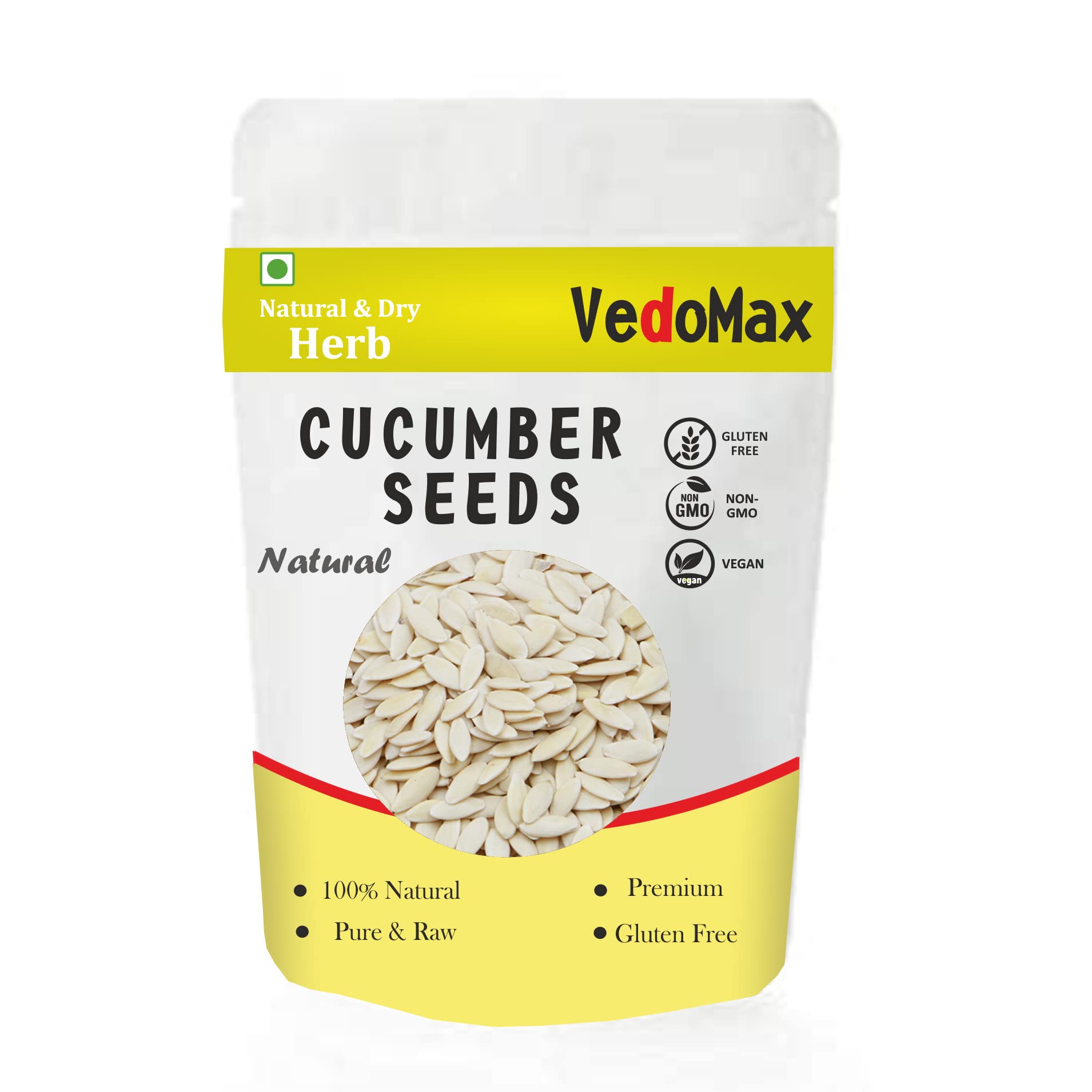 Vedomax Cucumber Seeds for Eating, Kheera Magaz, Kheera, Magaz, Kheera Beej (200 gm) (B0BY575YZM) Amazon Price History, Amazon Price Tracker