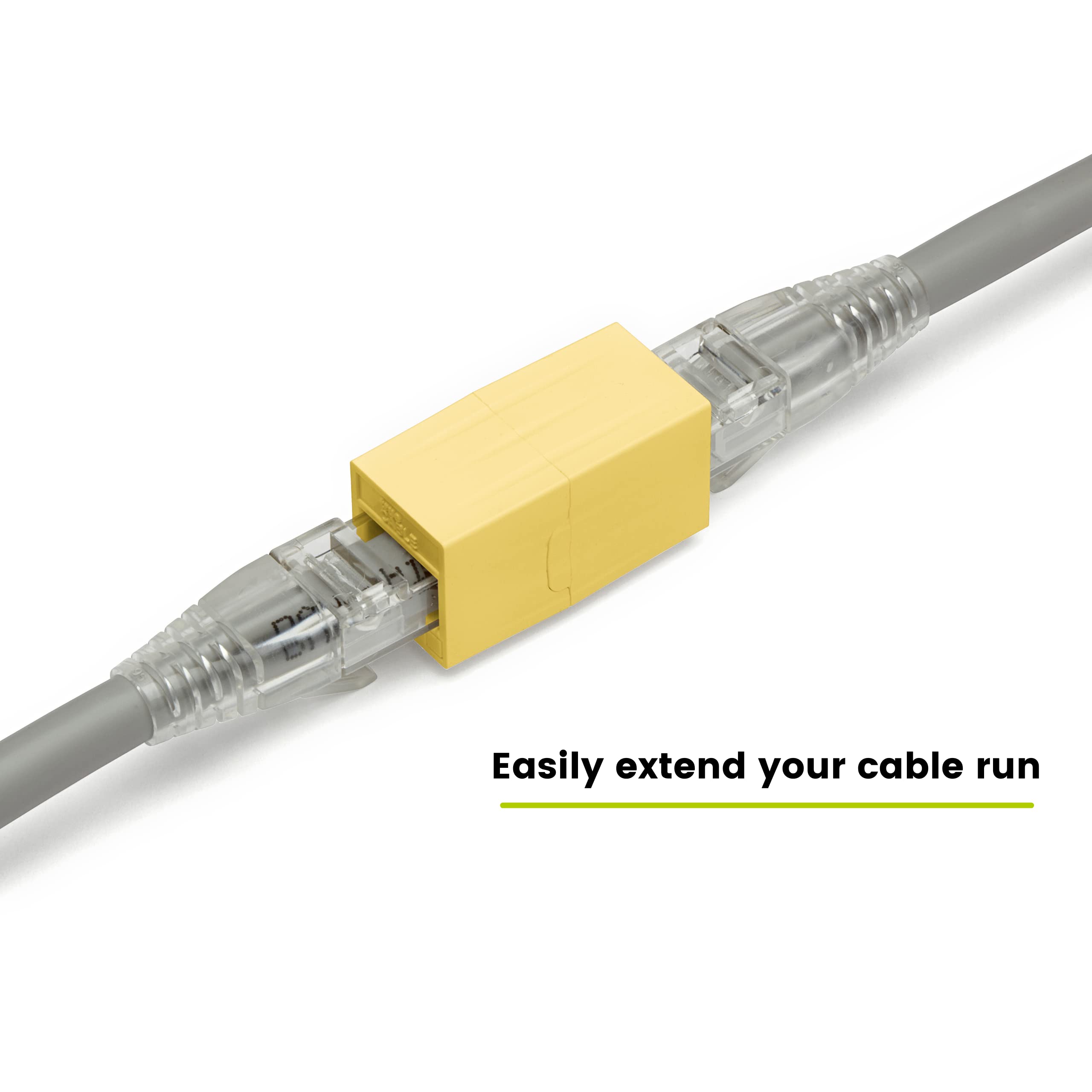 TRUE CABLE Cat6 Inline Coupler, Unshielded (UTP), PoE++ (4PPoE), UL
