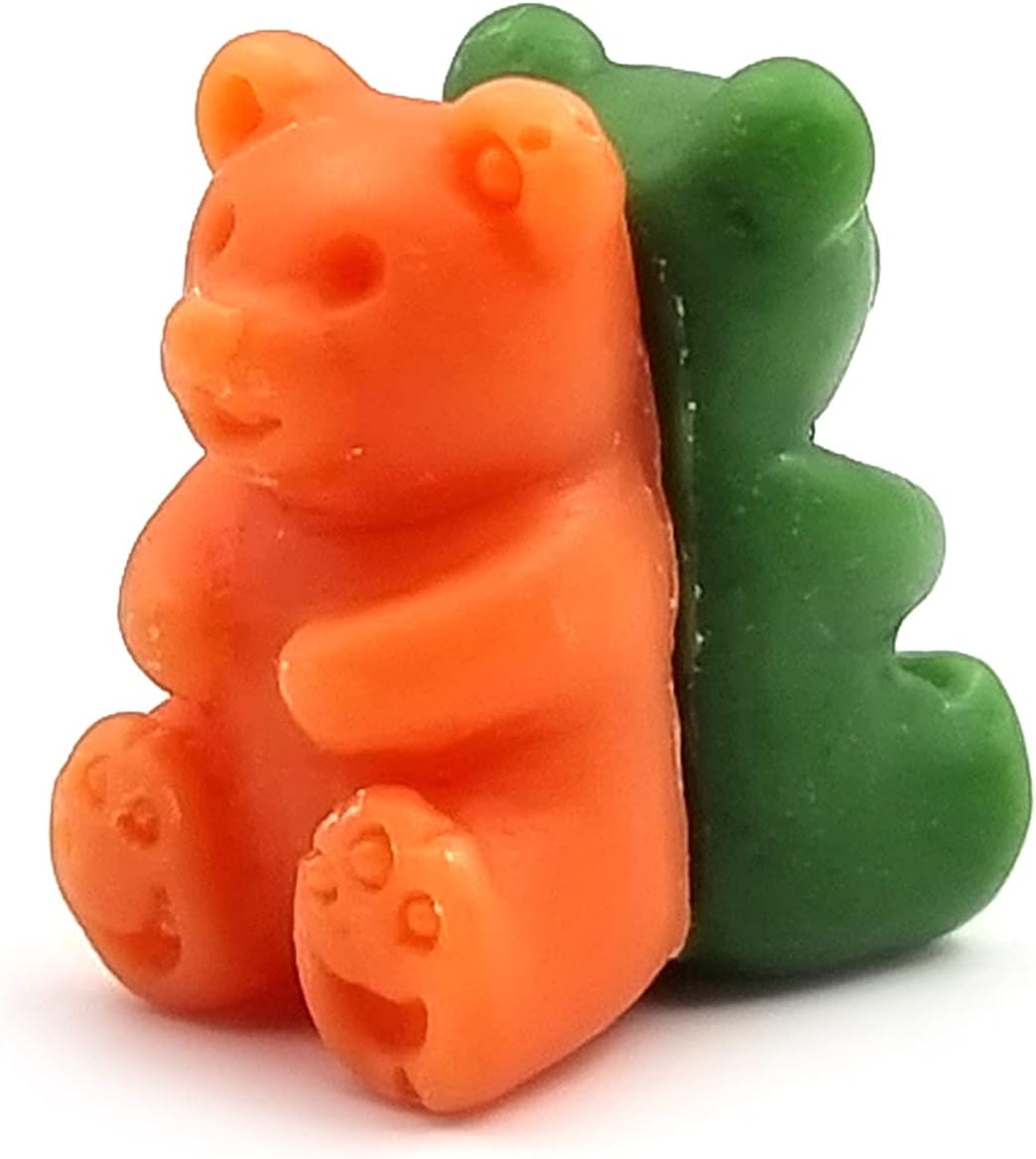 SPITBOARDS® Fingerboard Wax Curb Wax for Fingerboard Obstacles Pack of 2 - Green and Orange