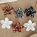 6PCS Flower Hair Clips, Large Claw Clips for Women Thick Hair, Non Slip Strong Hold for Women Thin Hair Girls Gifts (Leopard print -B)