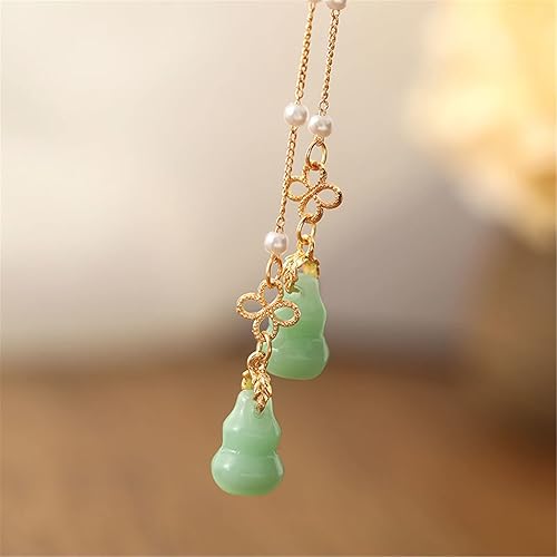 Miniatura 6 de 2 horquillas estilo chino con borlas, estilo retro, perla Peace Fortune, accesorios para el cabello, palitos para el cabello, placa de tenedor para