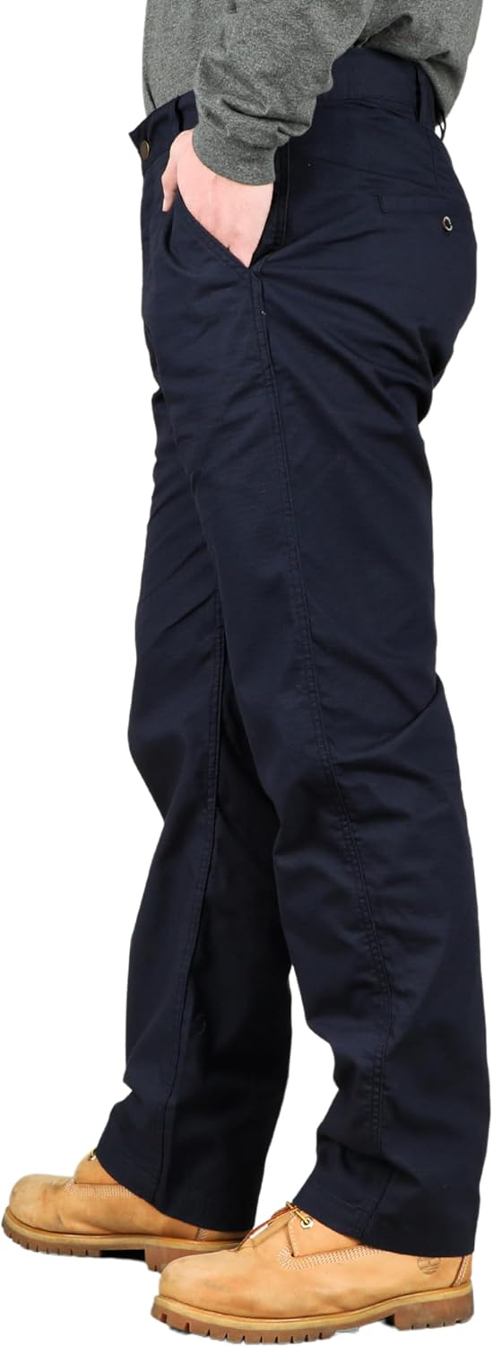 BOCOMAL FR Stretch Pants for Men Lightweight Ripstop Relaxed Casual Style Water Repellent Finish Flame Resistant Work Jeans - Image 3