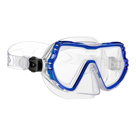 Salvimar Emily Masque de plongée Mixte Adulte, Bleu