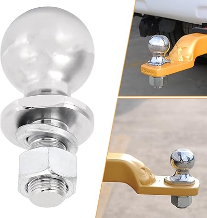 50 MM BOULE De Remorquage Boules D'attelage Remorque Barre Traction EUR