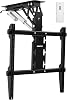 Mount-It! Motorized Ceiling TV Mount Silent Electric Flip Down TV Mount for 50-90 Screens, Retractable Drop Down Design, RF Remote, VESA Compatible, 88 lbs Capacity, Black