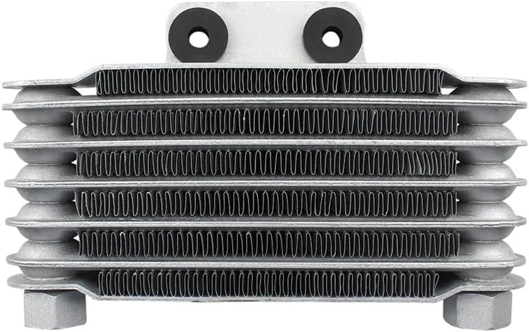 M12 Motorcycle Engine 6 Row Radiator Oil Kits For Motocross DirtBike Motobike Parts(Silver)