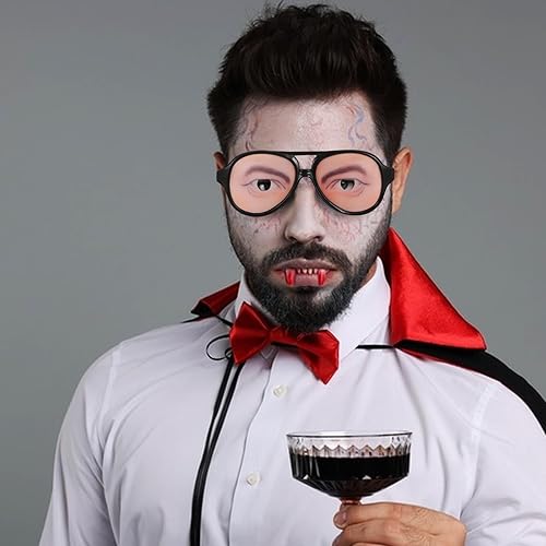 Miniatura 7 de Truco de Halloween - Gafas de ojos divertidos, disfraz divertido, ojos de broma, disfraz de broma de cristal, regalos de fiesta, juguetes para