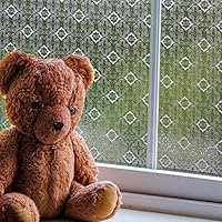 Amazon｜【remecle】 窓用フィルム 窓ガラス目隠しフィルム デザイン