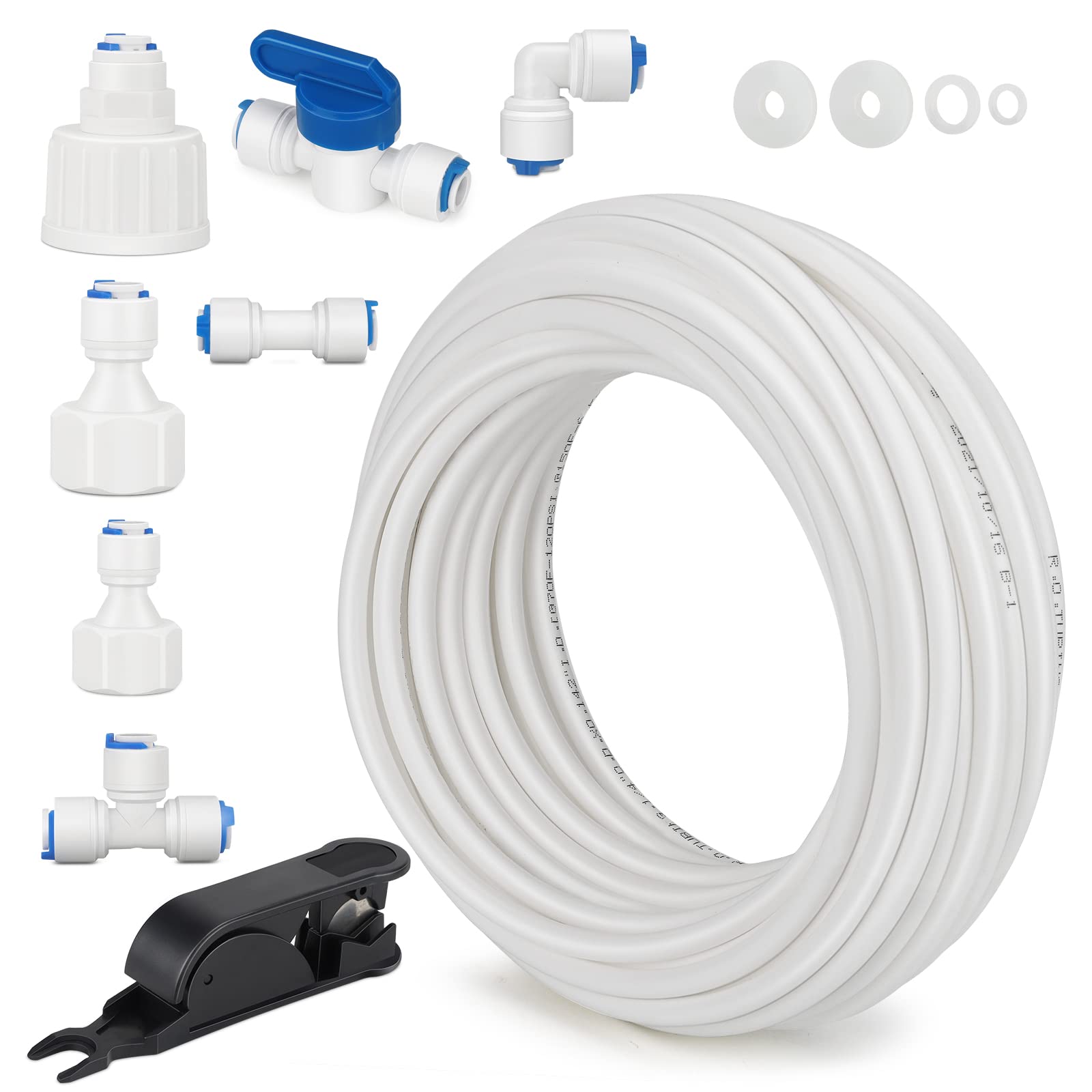 Kit Tubi Osmosi Inversa 10 Pezzi - Raccordi 1/4" Per Frigoriferi E Depuratori Acqua - Foto 7