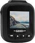 GekoGear Orbit 130 Dashcam 1080P Full HD, 120° Wide Angle, Motion Detection, G-Sensor, Loop Recording, Parking Mode, 1.5" Display, Includes 8GB MicroSD