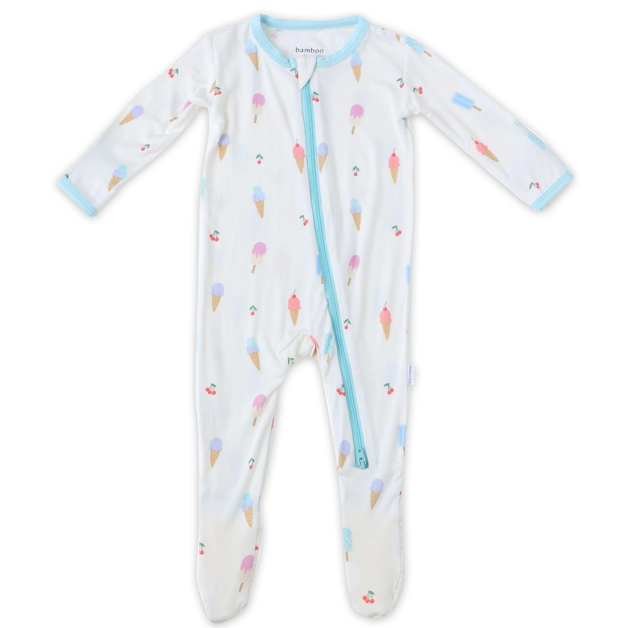 Bamboo Little Soft Baby Clothes Footie Pajamas