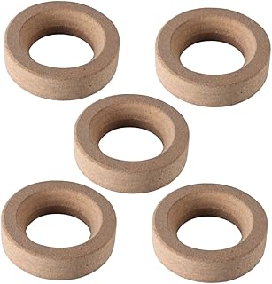 SOLUSTRE Glassware Support 5 Pcs Lab Flask Support Cork Stand Synthetic Cork Stand Flask Cork Ring Flask Stand Bracket Flask Supply Article Supplies Round Bottom Wooden