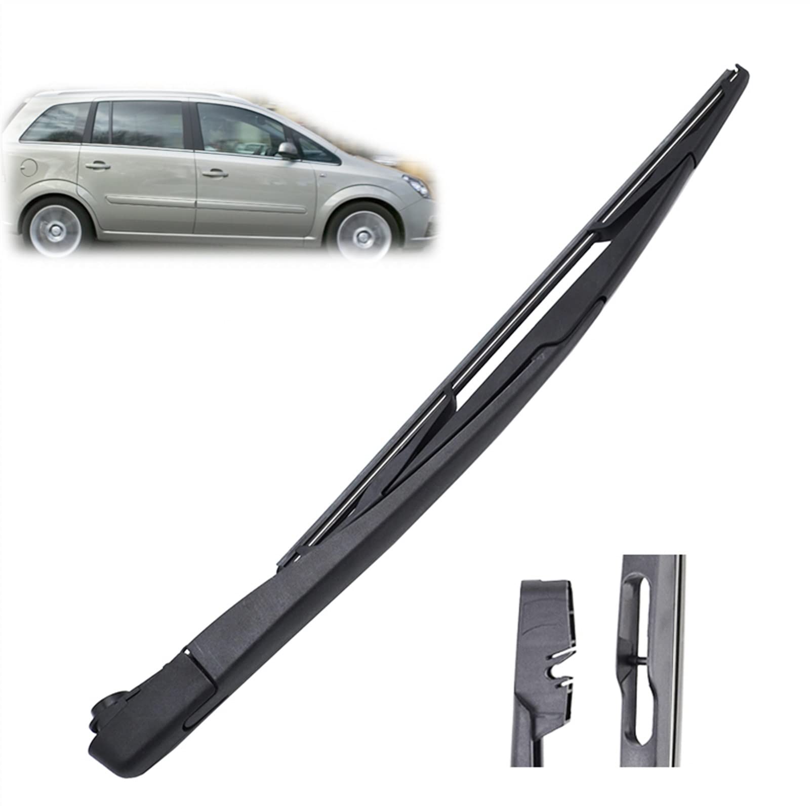 Kit essuie-glace arrière de qualité supérieure avec bras de voiture pour Opel Zafira B 14"