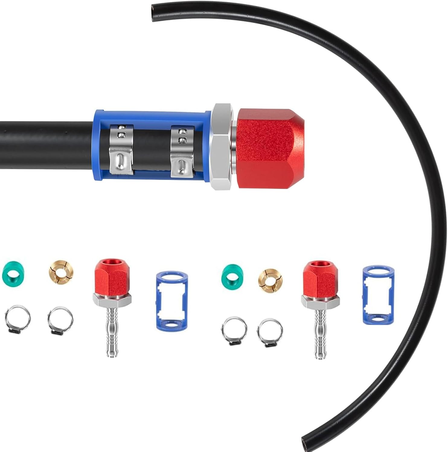 800-670 A/C Line Splice Kit, Air Conditioning Repair Splice Connector Kit for 5/8” Line With No.10 Hose 24 Inches (800-670 for 5/8” Line)